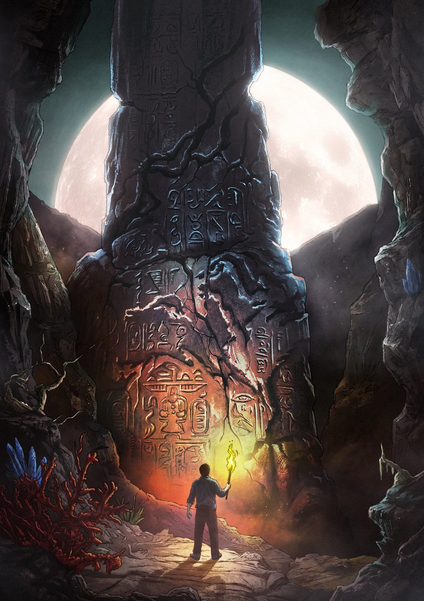 Dagon's Monolith — Illustration by Zeeshan Ahmad