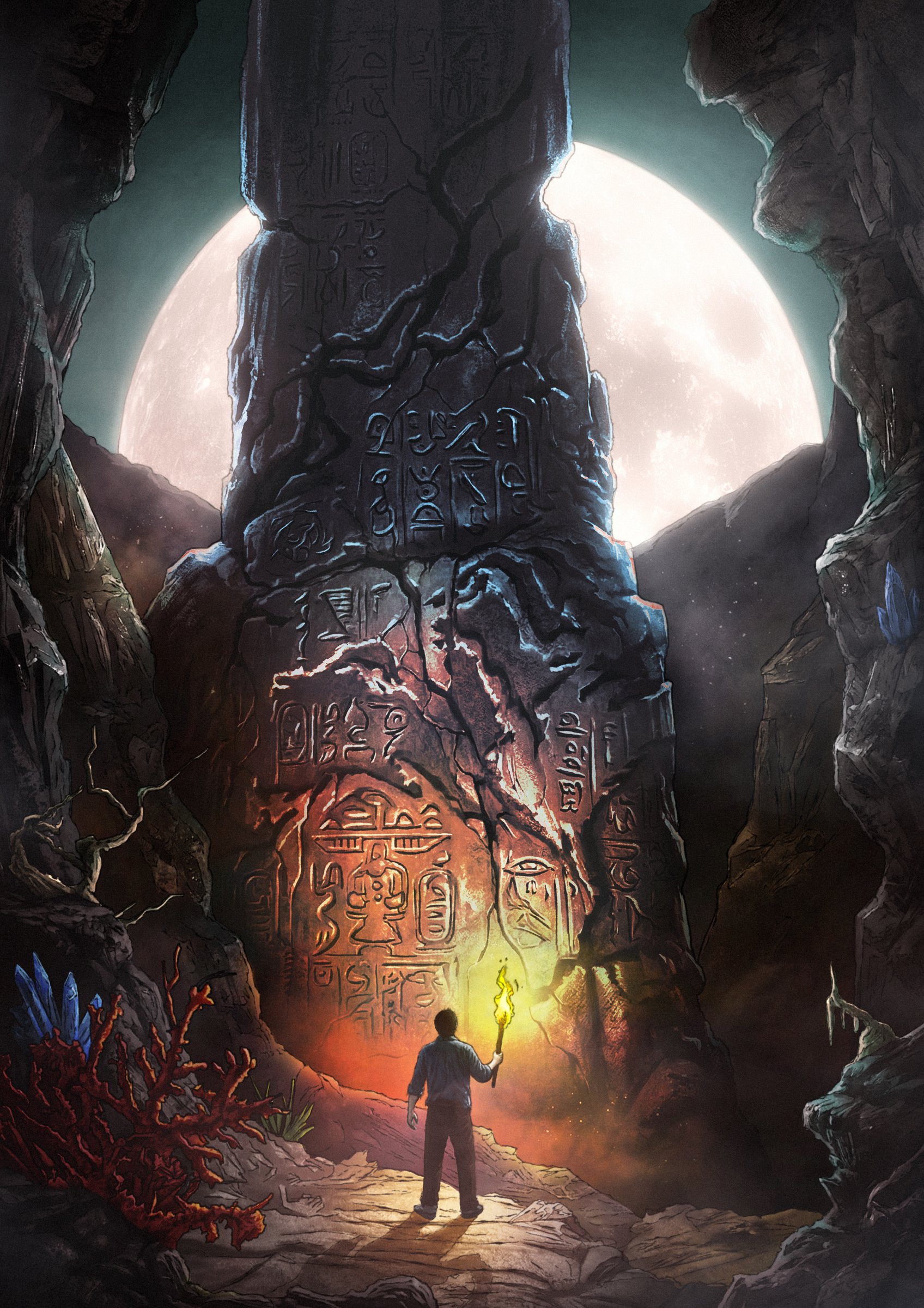 Dagon's Monolith — Illustration by Zeeshan Ahmad