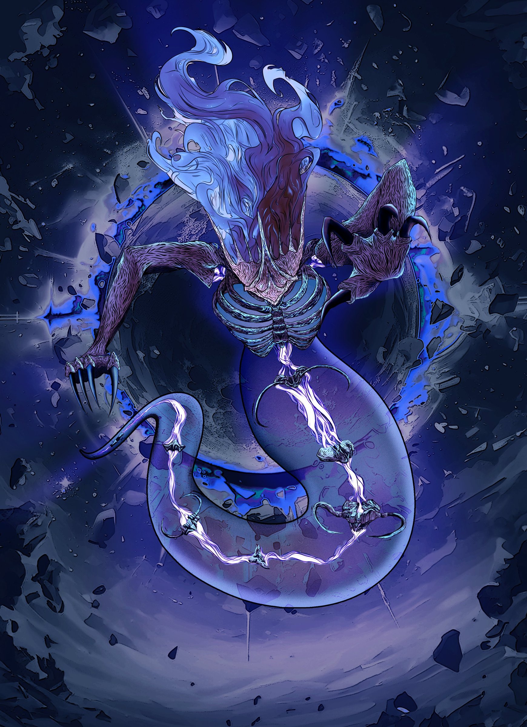 Plasma Revenant — Illustration by Zeeshan Ahmad