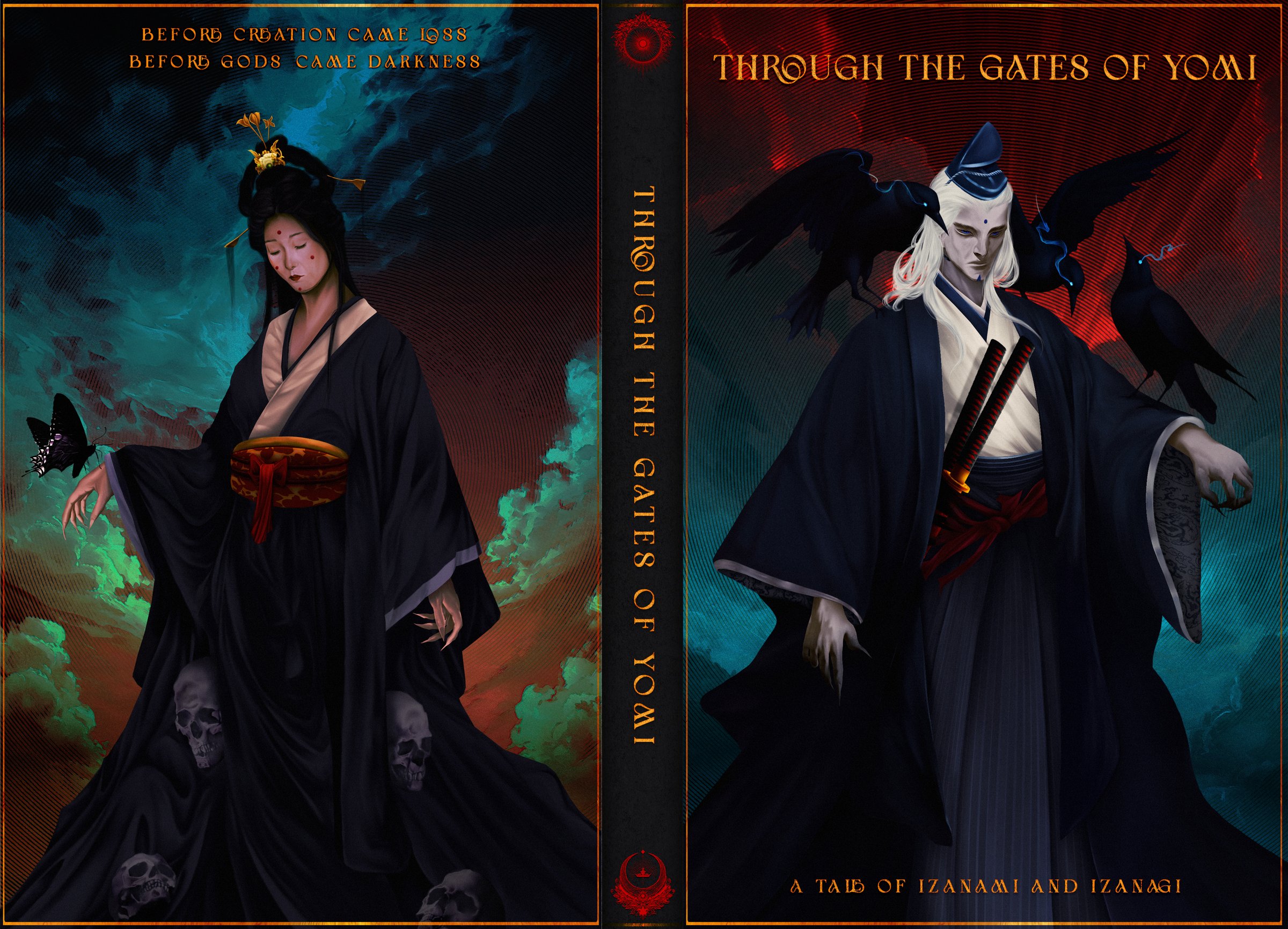 Through the Gates of Yomi — Illustration by Zeeshan Ahmad