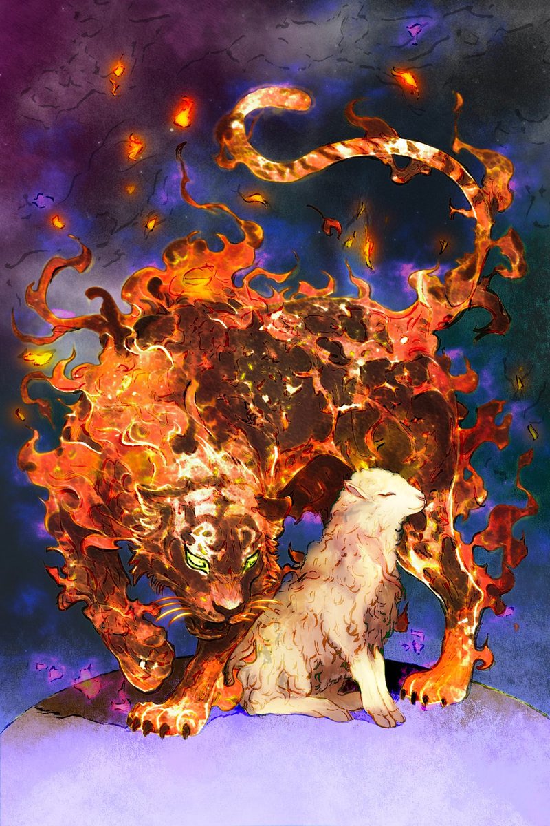 Tyger — Illustration by Zeeshan Ahmad
